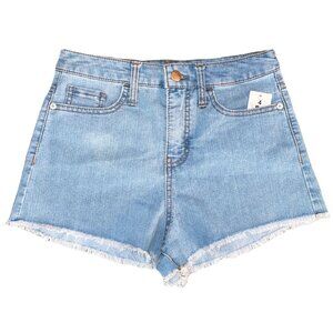 Cutoff Fringe Jeans Shorts Size 4 Denim Blue Cotton Womens Cutoff Summer